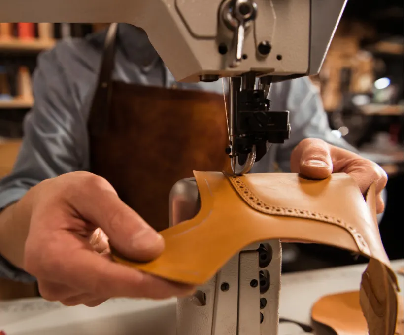 Handmade leather woven bags Draggon Diffusion india